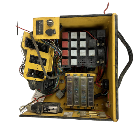 Säkringslåda med säkringar